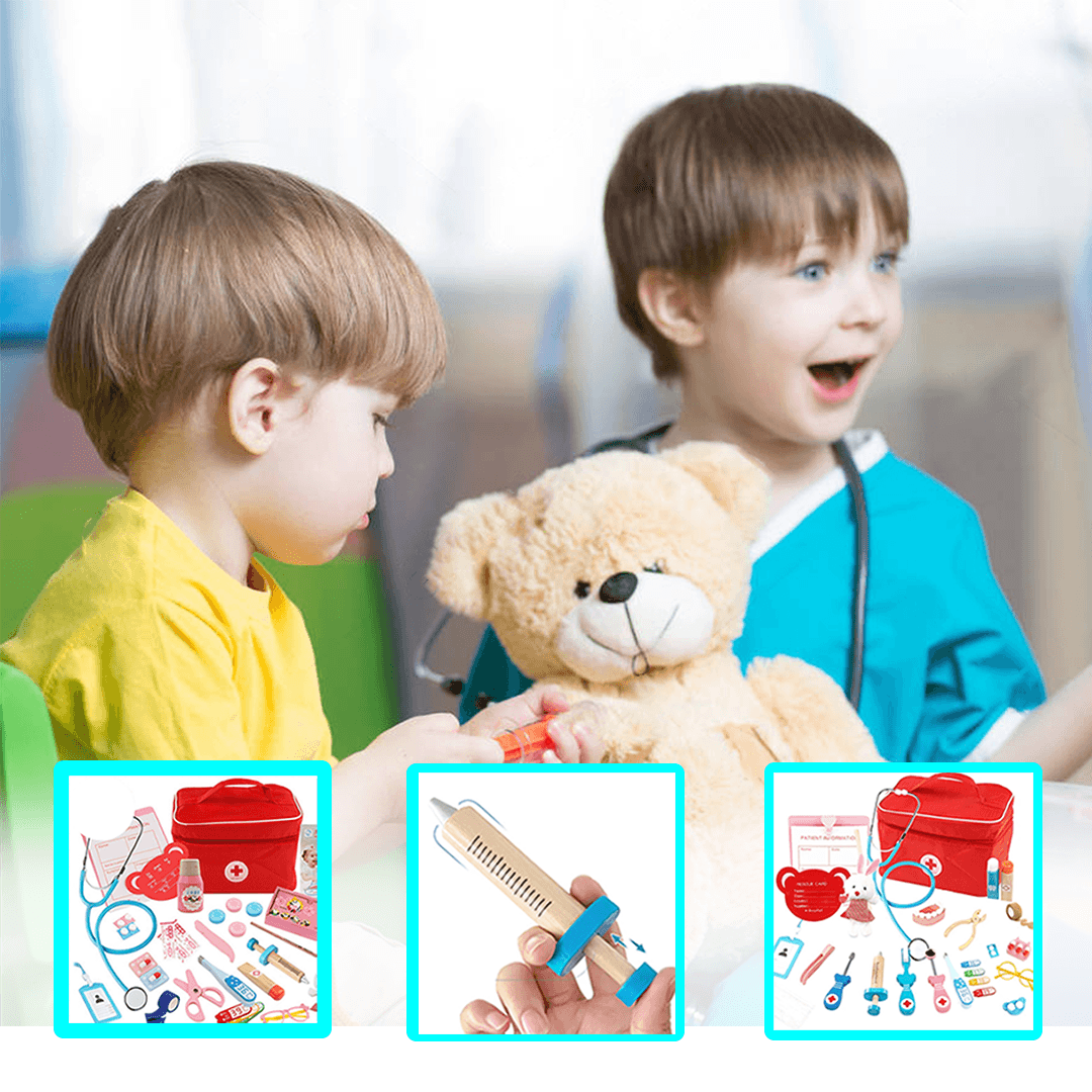 Syringe Detail - Kids Wooden Medical Set