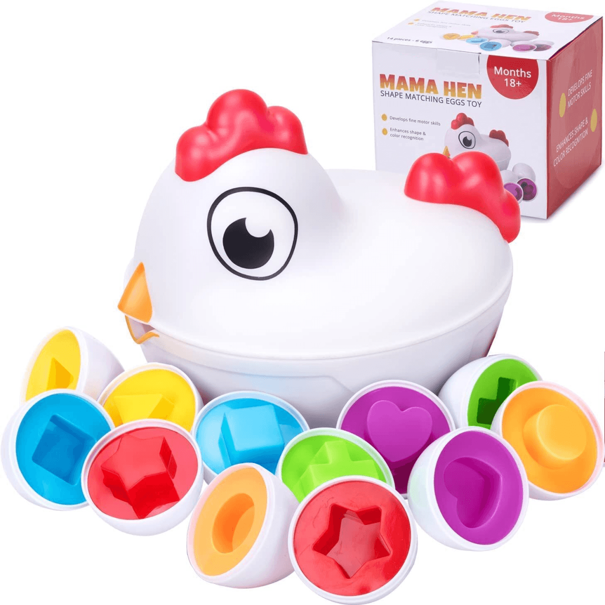 Montessori Egg Matching Toy